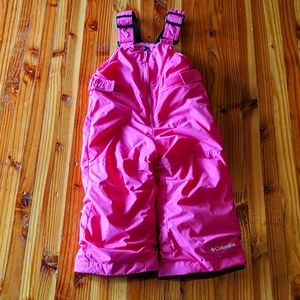 Columbia pink snow pants